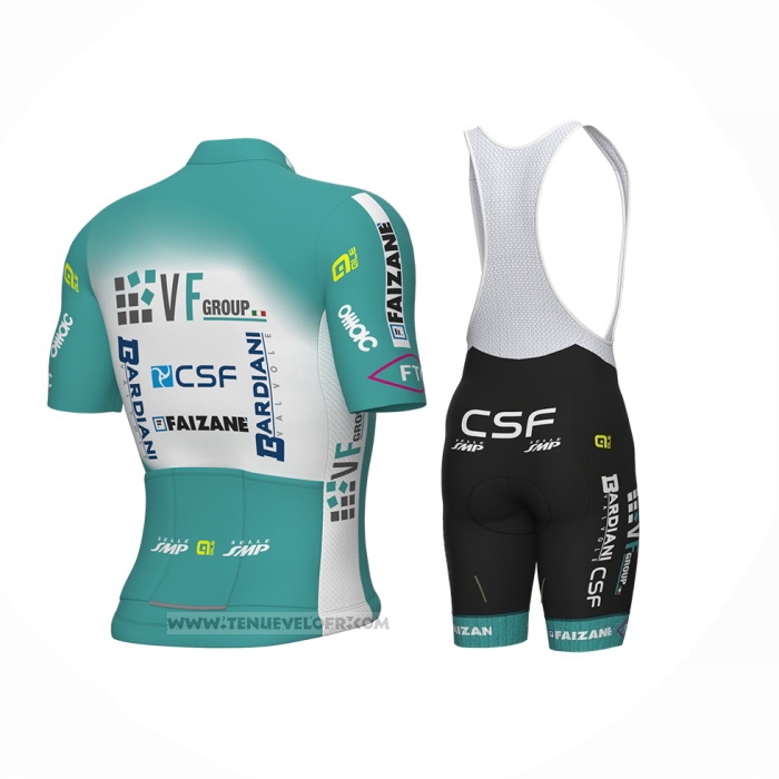 2024 Maillot Cyclisme Bardiani Csf Faizane Bleu Clair Manches Courtes Et Cuissard
